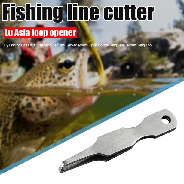 Alicates cortadores de línea de pesca multifuncionales, alicates para abrir anillos de señuelo
