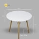 thumbnail image 2 of Mesa Redonda Moderna Minimalista Estilo Eames Negro Onstore onStore negro, 2 of 5