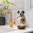 thumbnail image 4 of Porte-papier Hygiénique pour Chien, Porte-Rouleau de Toilette en Résine 3D pour Chiot, Organisateur Réaliste de Serviettes pour Rouleaux Standard, Mignon Distributeur de Mouchoirs Mural Dalmatien avec Étagère de Rangement, pour Déco de Cuisine et Salle de Bain, 4 of 8