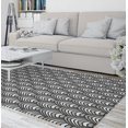 thumbnail image 2 of Sync Black & White Area Rug by Kavka Designs, 2 of 3