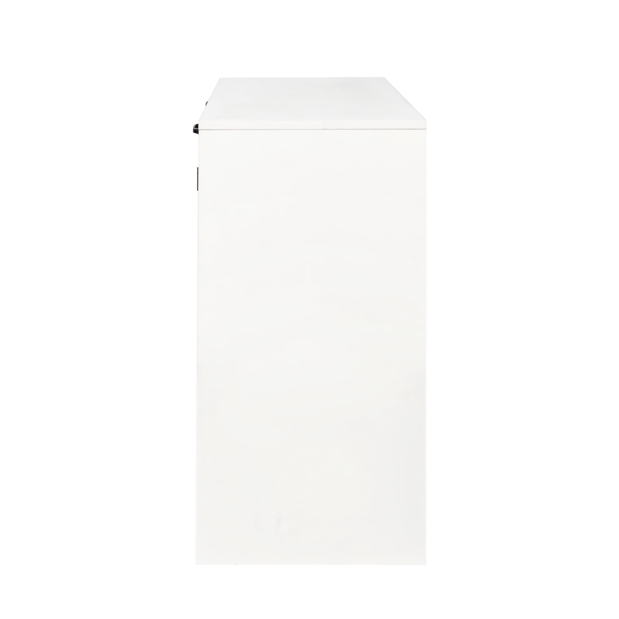 Mintazer Laundry Cabinet with Tilt Out Hamper & Doors, Bathroom Storage Cabinet with Adjustable Shelves, White
