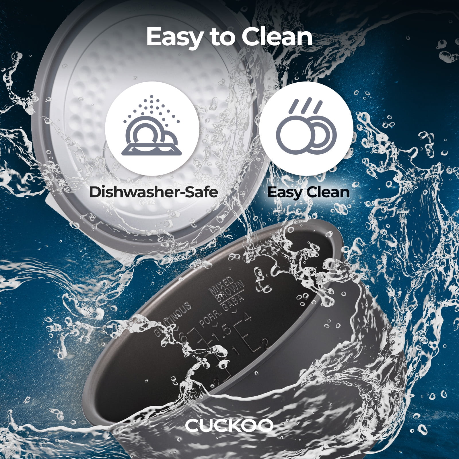 CUCKOO Basic Rice Cooker 6-Cup Uncooked / 12-Cup Cooked, Versatile Rice Maker with Non-Stick Inner Pot, Easy to Use, Auto Keep Warm, White/Purple (CR-0671V)
