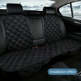 thumbnail image 1 of Car Back Seat Cover Plush Material Rear Back Row Protector Mat, Auto Chair Cushion, 1 of 5