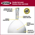 thumbnail image 4 of Hyde 06888 8 in. Flex All Stainless Steel Joint Knife Hammer Head, 4 of 4