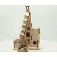thumbnail image 4 of Flip Toys • Wooden Marble Run • Ziz Zag  |  Solar Powered + Motorized  |  Ages 8+, 4 of 8