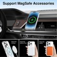 thumbnail image 5 of Clear Magnetic Case For Apple iPhone 15 14 13 12 11 Pro Max Plus 13 12 Mini XS Max XR 8 7 SE SE2 With Magsafe Transparent Cover Clear For iPhone11Pro, 5 of 5