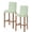 Green, variant on Black Striped Bar Stool Covers Set of 6, Modern Simple Farmhouse Beige Vintage Stretch Washable Bar Chair Covers with Backs, Removable Pub Counter Height Chair Cover for Kitchen Dining Room Cafe
