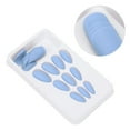thumbnail image 1 of Artificial  Nails, Lightweight 24PCS False Color Nails Delicate Artificial Fingernails Breathable  For DIY Nail Art Salon F131, 1 of 8