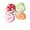 Fruit and vegetable, variant on 4PCS Fun Shape Sticky Notes Note Pad Presenting Vibranted Cartoon Art and Easy Tear Feature Enhancing Creativity