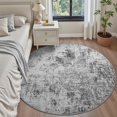 thumbnail image 4 of Abstract Area Rug x Modern Rugs for Living Room Neutral Machine Washable Rug Non Slip Carpet for Bedroom Office Living Room Dining Room Nursery Rug Grey &, 4 of 6
