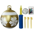 thumbnail image 1 of 60cm Inflatable Christmas Ball PVC Glow Christmas Inflatable Ball (Style S), 1 of 8