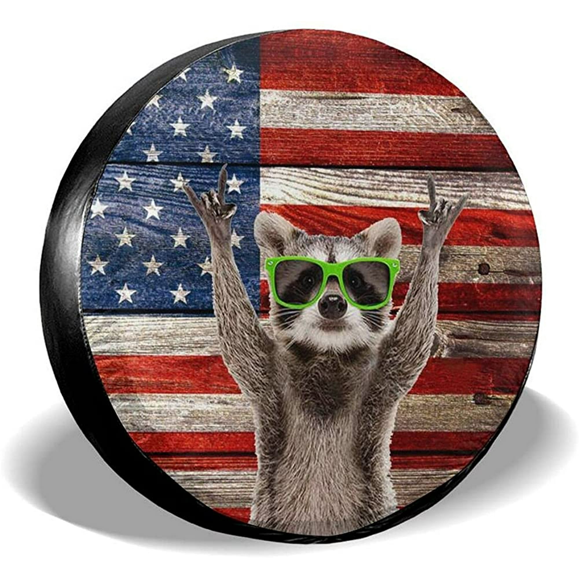 ALmi Funny Raccoon Spare Tire Cover Universal Fit for Rv SUV Truck Travel  Trailer and Many Vehicles 14