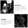 thumbnail image 2 of WHAMVOX Car Cup Holder with Phone Slot for Car Use Black ABS Silicone Material Great for Beverage Storage 3.5"x3.5", 2 of 8