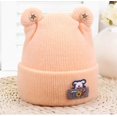 thumbnail image 1 of Gorro fetal para bebé de cachemira con bordado de conejo, gorro fetal para recién nacido, gorro cálido para bebé, otoño e invierno, 1 of 6