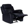 thumbnail image 4 of Sillón Reposet Reclinable Individual Midtown Concept Tapizado de Tela Negro, 4 of 7