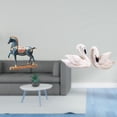 thumbnail image 2 of Figura de caballo, escultura de animal, escultura de resina coleccionable, adorno artístico, figuras de cisne, estatuas, decoración del hogar, centros, 2 of 8