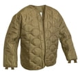 thumbnail image 2 of Rothco M-65 Field Jacket Liner - Coyote Brown, 2 of 2