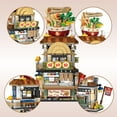thumbnail image 4 of PISONIC Street View Noodle Shop Mini Building Blocks, MOC Creative Toys Model Set, Simulation Architecture Construction Toy, Gift Idea for Kids Adults (870 PCS), 4 of 7