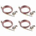 thumbnail image 1 of Universal Gas Stove Thermocouple Kit with Overflow Nut for 1500mm Appliances (4-Pack), 1 of 5