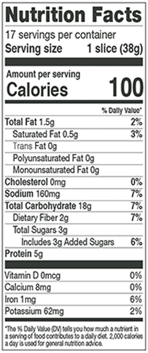 Naked Bread Sliced Organic Minimalist Wheat Sandwich Loaf, 22.5 oz