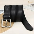 thumbnail image 5 of JASGOOD Men's Casual Belt Canvas Leather Mixed Braided Belts for Men, 5 of 9