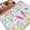 Pink Blue, variant on Area Rugs 2.7'x5', Happy Easter Carpet for Living Room Bedroom Dining Room, Spring Bunny Colorful Eggs Flower Plaid Throw Kitchen Rugs Non Slip Washable Rectangle Indoor Outdoor Rugs