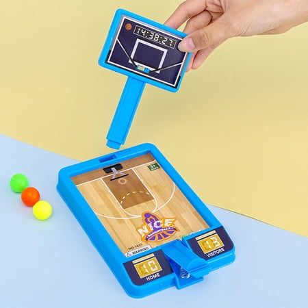 LEORX Assorted Color Basketball Toy for Kids Playing Made of ABS Lightweight Easy to Carry 4 Sets Mini Size