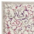 thumbnail image 5 of SAFAVIEH Skyler Franklin Floral Runner Rug, Ivory/Pink, 2' x 8', 5 of 7