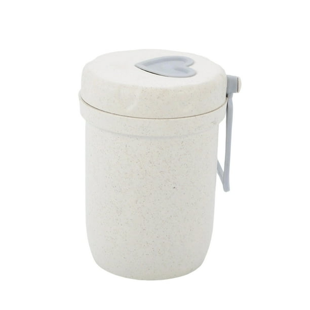 Cheapark Double-walled Insulated Breakfast Cup & Microwave-Safe Water Bottle - Leak-Proof Gift BPA-Free Tumbler For Morning Cof fee Office Valentine's Day Gift