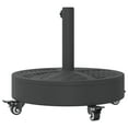 thumbnail image 6 of vidaXL Parasol Base with Wheels for 1.5"/1.9" Poles 59.5 lb Round, 6 of 7