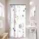 thumbnail image 5 of Watercolor Floral Shower Curtain Set, Modern Minimalist Shower Curtain No Punch, Waterproof Fabric with 12 Hooks 72x72 Inch, 5 of 5