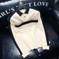 thumbnail image 2 of Tendencias de moda de jersey 2024, polos para hombre, sudaderas ajustadas de invierno para hombre, sudaderas divertidas, elegantes, coreanas, otoño, nuevo diseñador, XL, 2 of 5
