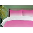thumbnail image 4 of Ambesonne Ombre Duvet Cover Sets, Digital Hot Pink Design, 2-Queen, Pink, 4 of 7