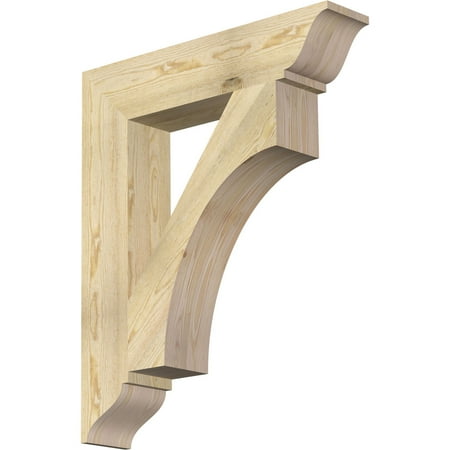 

Ekena Millwork 6 W x 30 D x 36 H Westlake Traditional Rough Sawn Bracket Douglas Fir
