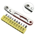 thumbnail image 5 of Elbow Head Small Ratchet Wrench 90 Degree Offset Screwdriver Handle with Bit Set, 5 of 9
