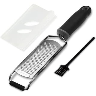 Mobi Parmesan Cheese Wheel Grater and Storage, 7-Inches, Black