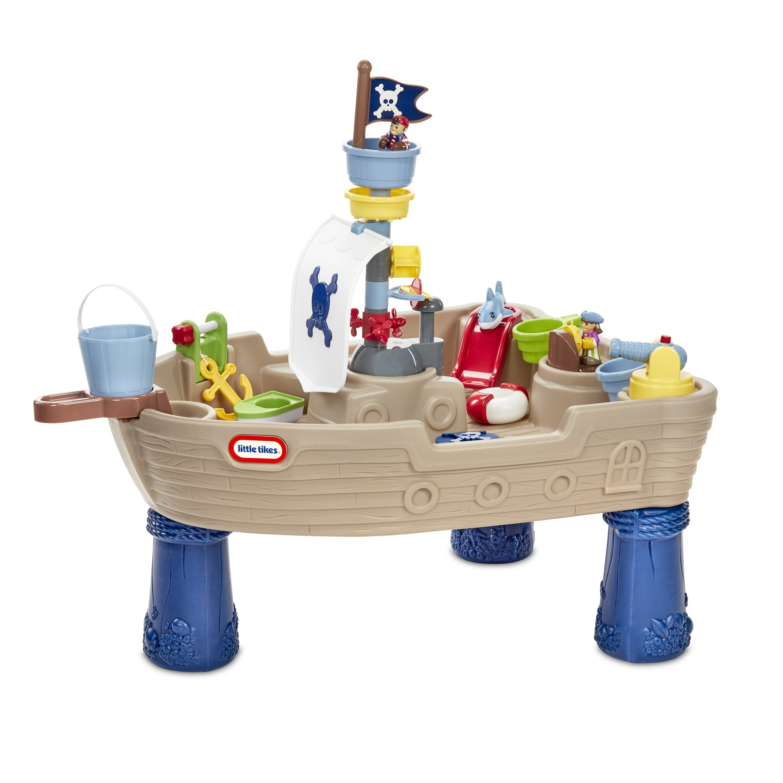 Inside Out Toys Sand and Water Play Table Pirate Ship Garden Outdoor Fun 