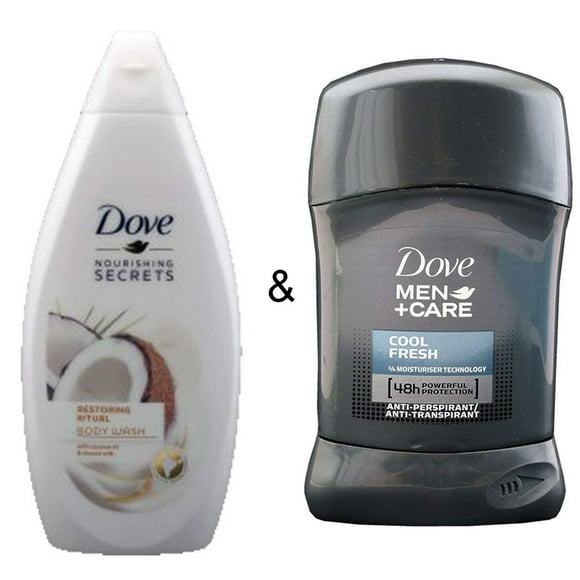 Body Wash Restoring Ritual 500 by Dove & Roll-on Stick Cool Fresh 50ml by Dove