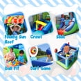 thumbnail image 2 of Action air Inflatable Bouncer House Jumping Castle with Ball Pit and Blower for Kids（9415）, 2 of 6
