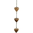 thumbnail image 2 of Valentines Day Vintage Metal Heart Wall Hanging Art, Gold Hearts Shaped Bedroom Wall Decor | Anniversary Decorations for Couples, Farmhouse Country Rustic Love Heart, Golden 25.9''(1PC), Gifts, 2 of 6