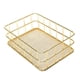 thumbnail image 4 of Cesta de almacenamiento Bewildely organizador de malla de alambre metálico dorado S, 4 of 6