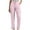 Light Pink, variant on Womens Pants - Women Cargo Pant Casual Stretch Elastic Waist Flat Front Straight Leg Long Pants Hem Work Trousers,Pants for Women,Size:M
