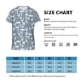 thumbnail image 4 of Fuzoiu Blue Bathroom Print Youth Short Sleeve T-Shirt,Youth Dry-Fit Active Athletic T-Shirt,Short Sleeve Tops Tees for School, Sports, and Casual Wear, 4 of 6