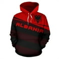 thumbnail image 2 of Sudadera con capucha con estampado de bandera albanesa para hombre, sudadera con capucha de manga larga informal con estampado 3D, chaqueta deportiva para hombre y mujer, 2 of 5