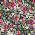 thumbnail image 1 of FREE SHIPPING!!!Navy Red Ditsy Floral Pattern Printed Poly Power Mesh Fabric, DIY Projects by the Yard - PRINT FABRIC, 1 of 2
