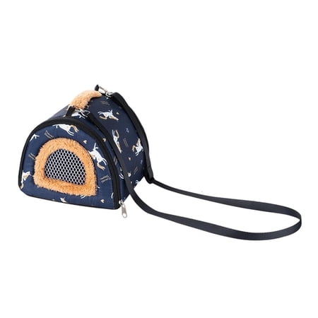 Giaone Portable Hamster Carrier with Mesh Window Breathable for Small Pets Travel