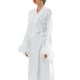 thumbnail image 1 of Batas con cuello peludo, bata de mañana para mujer, camisón largo de plumas, maquillaje de boda, dama de honor, grupo, boda, bata de baño de satén, camisón de mujer, 1 of 1