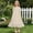 Beige b, variant on Girls Midi Dresses, A-Line Solid Short Sleeve Crew Neck Casual Summer Dresses for Girls White Size 15