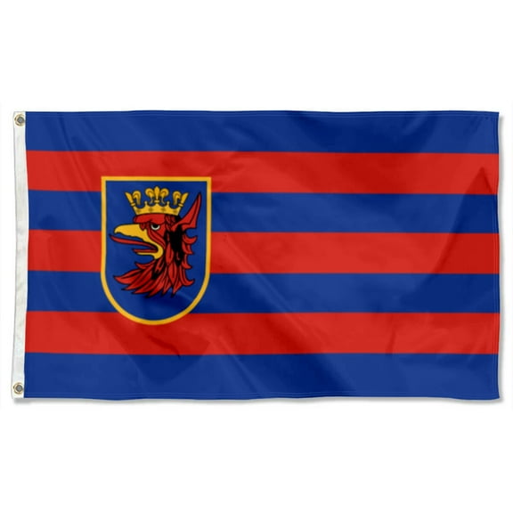 Flags of Szczecin, Poland Polyester 3x5 FT banner