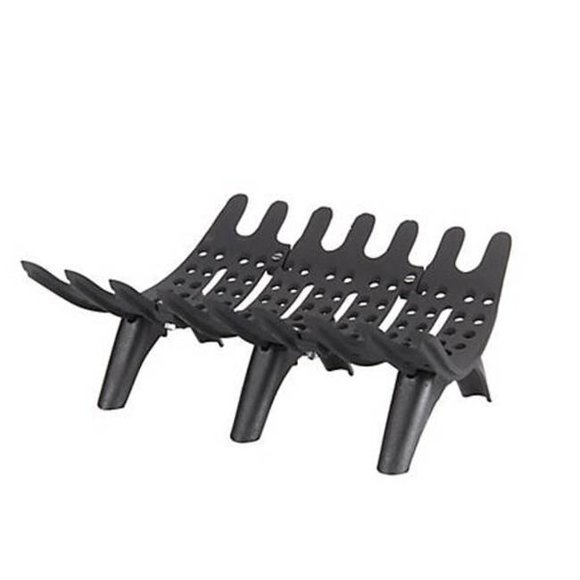 22 in. Self-Feeding Cast Iron Fireplace Grate
